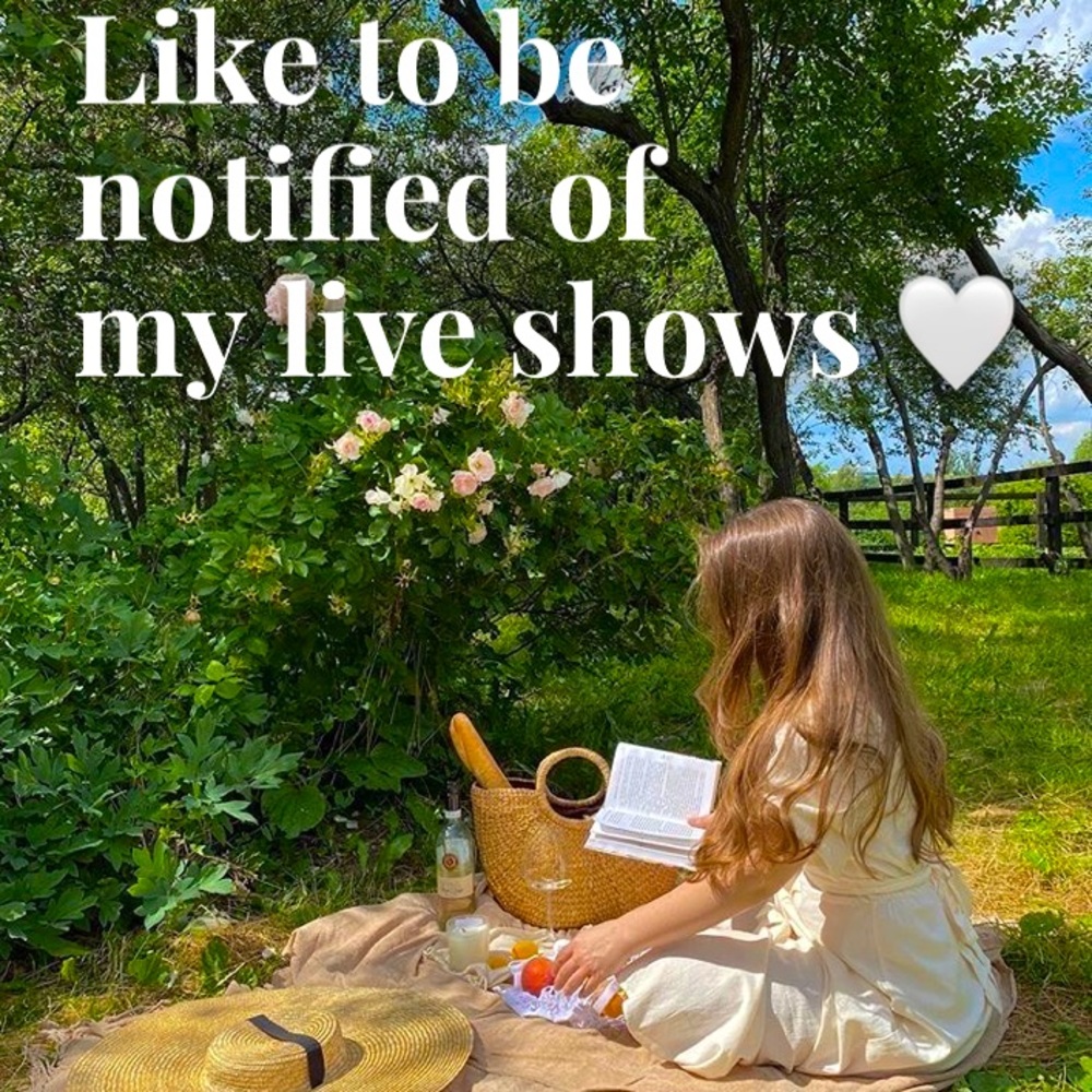 Like my Live Show Listing! 🌷